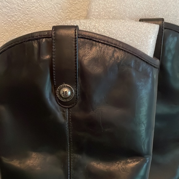 Leather Frye Tall Boots - Picture 4 of 7